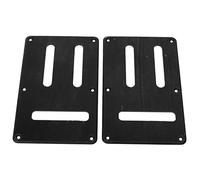 Jectse Couverture Arrière de Guitare électrique, 6 Trous 3 Fentes, Plaque Arrière à cavité à Ressort Trémolo, Plaque de Couverture de Câblage de Circuit pour Basse Telecaster