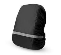 Jectse Couverture de Pluie Réfléchissante des Poissons de Pluie, Couverture Complète pour Aventure en Plein Air, Oxford Doek codé 210T (Black #12)