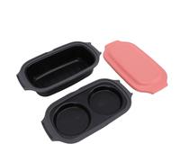 Jectse Cuiseur à œufs pour -ondes, Poêle Antiadhésive Efficace pour une Cuisson Rapide - Ensemble de Petit-déjeuner Portable pour les Voyageurs de Bureau, 1 X Poêle à -ondes (3 accessoires)