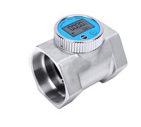 Jectse Débitmètre Numérique en Ligne, Débitmètre à 3 Pouces, de Carburant NPT 32-396GPM, étanche avec Protection EMI pour Carburant, Eau, Mazout, Prend en Charge les Unités GAL QTS PTS L M³