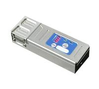 Jectse Décapant Thermique de Fibre Optique, Outil de Dénudage Rechargeable à Double Mode de Chauffage, Dénudeur de Fibre Automatique pour Ruban 1 à 48 Cœurs Fibres Nues Argent