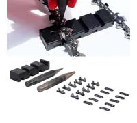 Jectse Disjoncteur de Tronçonneuse de Poche, avec 10 Ensembles de Kit de Réparation de Maillons de Jonction de Chaîne de Tronçonneuse, Compatible avec Les Pas de 1/4", 3/8" LP, 325",