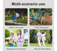 Jectse Dispositif de Contrôle des Aboiements Ultrasoniques pour Chien, Dispositif Anti-aboiement Portable pour L'extérieur avec Lampe de Poche LED et Batterie Rechargeable pour Bouchon D'aboiement