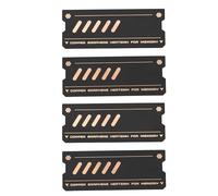 Jectse Dissipateur Thermique de Mémoire D'ordinateur Portable 4 Pièces, Refroidissement Rapide par Conduction Thermique Précise, Refroidisseur de Mémoire en Cuivre Graphène DDR4 DDR5,