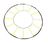 Jectse Échelle d'agilité Circulaire Durable à 12 échelons, Entraîneur de Vitesse et d'agilité en Nylon pour Le Football, Améliore Les Capacités Athlétiques