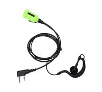 Jectse Écouteur de Conversation Bidirectionnelle avec Prise à Double Broche de 3,5 Mm et 2,5 Mm, Conception Ergonomique en Forme de G, Ajustement sécurisé pour KPG TK TH Series et Plus