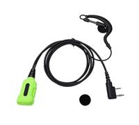 Jectse Écouteur de Conversation Bidirectionnelle, Oreillette à Double Broche en Forme de G avec Prise 3,5 Mm et 2,5 Mm, pour Radio Bidirectionnelle KPG TH TK Series