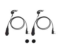 Jectse Écouteur Radio à 2 Broches, Casque Filaire de qualité Sonore Claire avec Touche Micro Push to Talk, pour Radios HYT Puxing