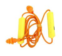 Jectse Écouteurs avec Bouchon d'oreille, Suppression du Bruit de 29 DB, écouteurs de Cou étanches IPX5 avec 20 Heures de Lecture, pour Atelier de Construction, Travail du Bois, (Yellow)