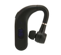Jectse Écouteurs de Ligne D'os sans Fil Écouteurs D'affichage Numérique de Batterie Interchangeable pour la Musique - Loving Black