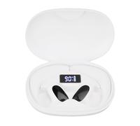 Jectse Écouteurs de Traduction AI, 5.3 133 Langues Traductor Dispoteur avec des Crochets d'oreille pour L'apprentissage des Affaires, sans Coût pour iOS pour (White)