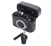 Jectse Écouteurs sans Fil, écouteurs Bluetooth Légers à Faible Latence et Suppression du Bruit ENC avec Forme D'appareil Photo Adorable, pour des Jeux et des Appels avec Son Surround (Black)