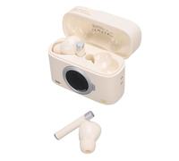 Jectse Écouteurs sans Fil, écouteurs Bluetooth Légers à Faible Latence et Suppression du Bruit ENC avec Forme D'appareil Photo Adorable, pour des Jeux et des Appels avec Son Surround (Beige)
