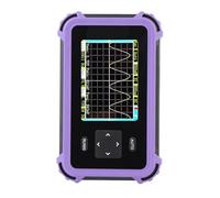 Jectse Écran de Couleur HD 2,8 Pouces Kit D'oscilloscope Numérique à Main Levée Légère et Portable Calibration de Sonde Facile Idéale pour les électriciens et les Ingénieurs
