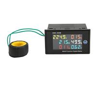 Jectse Écran de Mesure Numérique AC Dispositif Haute Précision Performance Monitor pour Mesurer L'énergie de Fréquence de Performance du Courant de Tension pour les électriciens/Ingénieurs,