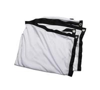Jectse Écran de Projecteur Pliable avec Plis 16: 9 Écran de Projection Portable à Double Plateau pour Le Théâtre Domestique avec Un Grand Angle (72 Pouces)