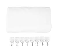 Jectse Écran de Projection HD, écran de Film Mural Anti-Rides Portable Pliable 16: 9 avec 8 Crochets pour Le Camping à Domicile en Plein Air Intérieur (120 Pouces (104,3 x 59,1 Pouces))