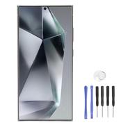 Jectse Écran de Remplacement pour S24 Ultra 5G SM-S928U, écran 6,8 Pouces 1440 X 3120 Pixels avec Cadre et Outils, Prise en Charge des Digitales, écran Tactile (Grey)