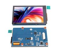 Jectse Écran Tactile Capacitif DSI de 3,5 Pouces, Résolution 480 X 800, 5 Points Tactiles pour Rasp Pi, CM5, 4B, CM4, 3B+, 2B avec Verre trempé