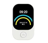 Jectse Écran Tactile Mp3, Mp3 et Mp4 Lecteur de Musique avec Une Caméra de 2,01 Pouces et Réduction de Bruit Intelligente avec Haut-Parleur, Livre Compact, Taille Compacte Facile à (WHITE2)