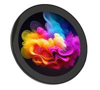 Jectse Écran Tactile Rond DSI 4 Pouces 720x720 IPS, écran Tactile 10 Points, Angle Dede 170 Degrés, Processus de Stratification Complet pour Pi