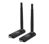 Jectse Émetteur et Récepteur Multimédia HD sans Fil, Kit D'extension de Décodage 5,8 G 1080P 4K avec Plug and Play, pour Home Cinéma, Réunion d'affaires Portable