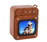 Jectse Enceinte Bluetooth Portable sans Fil avec écran Tactile de 2 Pouces, Haut-Parleur de 52 Mm et Puissance Sonore de 5 W, Idéale pour Les Voyages, la Maison et Les Activités de (avec Carte
