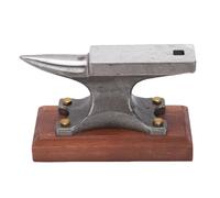 Jectse Enclume à Corne Unique, Enclume à Corne Ronde Robuste de Haute dureté, Base Compacte et Stable, Outils et équipements de Forge, Outil de Forgeron pour et le Façonnage