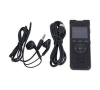 Jectse Enregistreur Vocal Portable avec 64 Go de Carte Mémoire, Réduction Prolongée des Caractéristiques, Idéal pour L'entretien de la Classe de Réunion, Construction de Zinclement à Long Terme