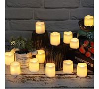 Jectse Ensemble de 24 Bougies Chauffe-plate (Sans flamme)