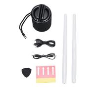 Jectse Ensemble de Batterie à Air Virtuel, Kit de Baguettes de Batterie à Air électrique, Kit de Batterie Somatosensorielle AR Virtuelle Portable avec Haut-parleur à Pédale pour