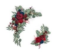 Jectse Ensemble de Fleurs Artificielles pour de Mariage, Décorations Réalistes pour Réception de Mariage, Festivals et Fêtes, 2 Pièces, Fausses Fleurs pour Décoration D' de de Fond de (186.00)