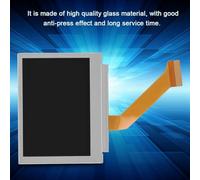 Jectse Ensemble D'écran LCD de Haute qualité pour SP AGS-101, écran D'affichage de Conception Entièrement pour Game Boy Advance SP, Black + Silver