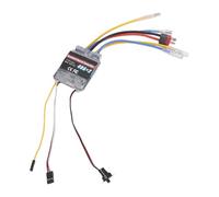 Jectse ESC brossé Bidirectionnel Double Voie, Contrôleur de Vitesse électronique RC à Contrôle Mixte 40A X2, Contrôleur de Vitesse brossé 6-15V, pour Réservoirs Métalliques, Bateaux Rapides