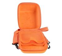 Jectse Étui à Caméra de Coquille Dure pour Aller, avec Bandoulière Réglable, Sac de Caméra de Film instantané, EVA, étui de Protection de Rangement de Voyage (Orange)