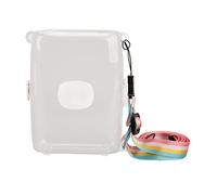 Jectse Étui de Transparent pour Mini Link 2, Matériau PC Dur, Fixation par Loquet, Bandoulière, Lisse, Belle Apparence, pour Imprimante Mini Link 2