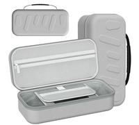 Jectse Étui de Transport, adapté à la Console de Jeu Portable ROG Ally X, étanche aux Rayures, Grande capacité avec Coque Rigide en EVA, pour Accessoires de Rangement de Voyage (Gray)