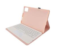 Jectse Étui pour Clavier TouchPad de 11 Pouces, Clavier Bluetooth Magnétique rétroéclairé 7 Couleurs, étui pour Clavier à Rabat avec Réglage de l'angle avec Porte-Stylo, 280 MAh (Rosâtre)