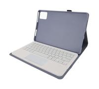Jectse Étui pour Clavier TouchPad de 11 Pouces, Clavier Bluetooth Magnétique rétroéclairé 7 Couleurs, étui pour Clavier à Rabat avec Réglage de l'angle avec Porte-Stylo, 280 MAh (Purple)