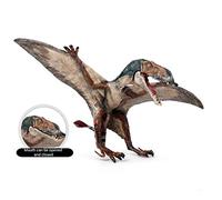 Jectse Figurine de Dinosaure Carnivore Ptérodactyle avec Bouche Mobile pour Les Amateurs de Dinosaures, Les Fanatiques de Jouets pour Enfants (Brown)