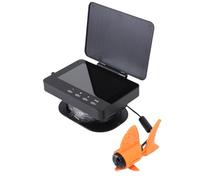 Jectse Finder Fish Underwater, 1080p HD 5MP Fishing Camera, 195 ° Grand Angle, écran de 4,3 Pouces, luminosité 1500cd, Mode Nuit, Bouchons et Jeu, Autonomie de 8 à 10 Heures, Câble de