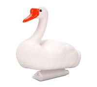 Jectse Flambeur Solaire pour Piscine Cygne avec Lumière, Résine Poly