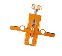 Jectse Gabarit D'installation de Porte D'armoire en Aluminium, Outil Multifonctionnel avec Bras de Support Réglable - Permet D'économiser du Temps et des Efforts - pour Armoires de Salle de Bain et