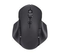 Jectse Gaming Wireless Mouse AmbideExtrous RGB Baking Lighting Éclairage Ergonomique pour PC Office D'ordinateur Portable -Gaming, Paragraphe Noir 2,4 G de Câble avec Batterie Rechargeable (pmw3389)