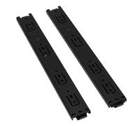 Jectse Glissières de Tiroir de 14 Pouces, Rails de Tiroir à Roulement à Billes à Montage Latéral à Extension Complète, capacité de Charge de 100 Lb, Rails Coulissants à 3 Plis pour Coiffeuse, Armoire,