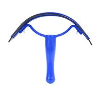Jectse Grattoir à Sueur pour Chevaux, Grattoir à Eau de Bain pour Chevaux, Raclette Professionnelle à Main pour le Toilettage, à Sueur en Plastique Confortable pour Fournitures de (Bleu