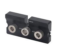 Jectse Guide DE Fourrage DE Gabarit DE Goujon EN BOIS DE Gabarit DE Trou 2 EN 1 AVEC LOCALISATEUR DE POINGON DE TOR DE 8MM 10MM VERS LE TRAVAIL DU BOIS DE HAUTE PRÉCISION
