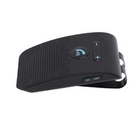 Jectse Haut-Parleur Bluetooth Mains Libres, Double Connexion Téléphonique, Haut-Parleur de Voiture Bluetooth Mains Libres avec Capteur de Vibrations, Mise sous Tension Automatique, pour