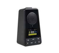 Jectse Haut-parleur Métronome BT Numérique 2 en 1 pour Guitare, Piano, Batterie de Couleur Noire avec Batterie Longue Durée pour Musiciens et Artistes (11,9x6,6x5,9cm)