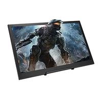 Jectse Haute Définition 15,6 Pouces IPS -Display, Résolution 1080p, Gamme de Couleurs Larges, Haut-parleur Construit, écran Portable pour le Moniteur de sécurité Angle de Poids